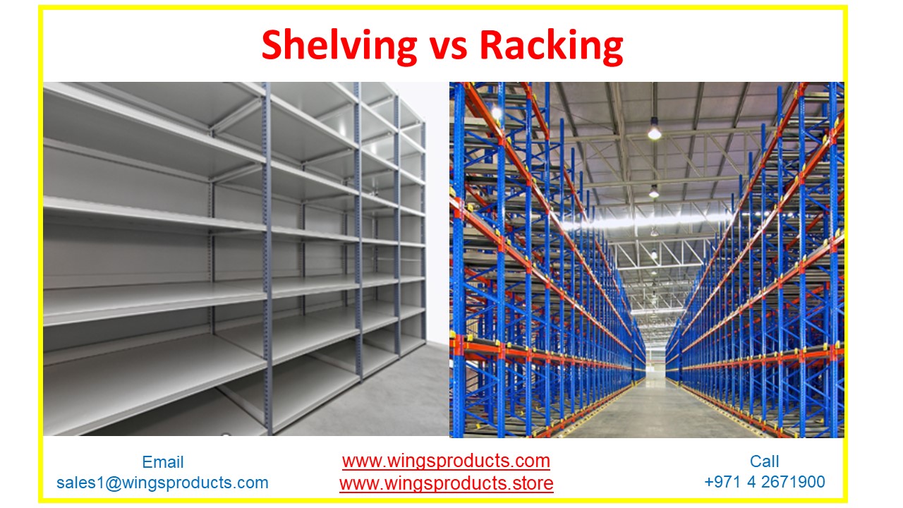 Shelving vs Racking – WingsProducts