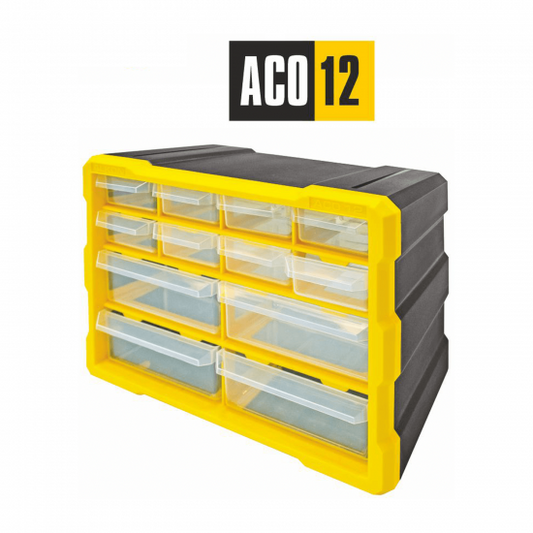 ACO 12 Component Organizer (12 drawers) + 12 Dividers