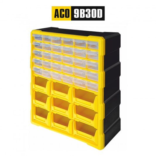 ACO 9B30D Component Organizer (9 bins & 30 drawers) + 30 Dividers