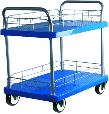 Platform Trolley 2 Tier, 900 x 600 mm, Capacity 300 Kg